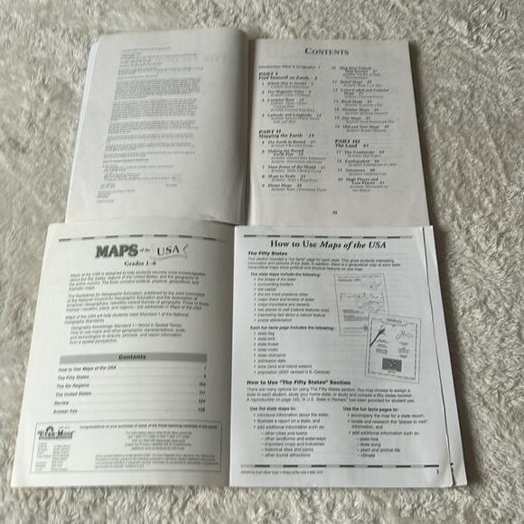 Homeschool book bundle - Elementary Geography lot of 4 - Picture 3 of 5